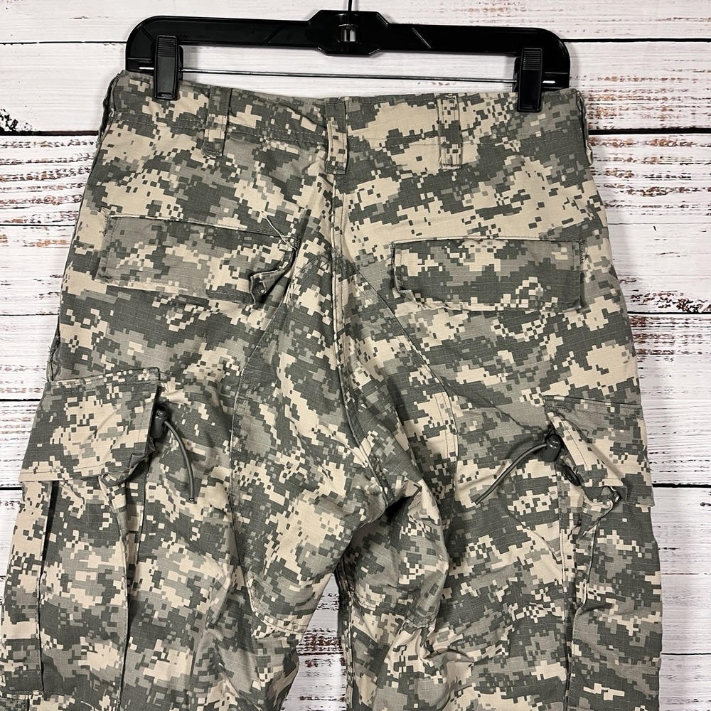 US Military Pants Small Regular Digital Pixel Camo ACU Army Combat Uniform Cargo - Picture 7 of 11